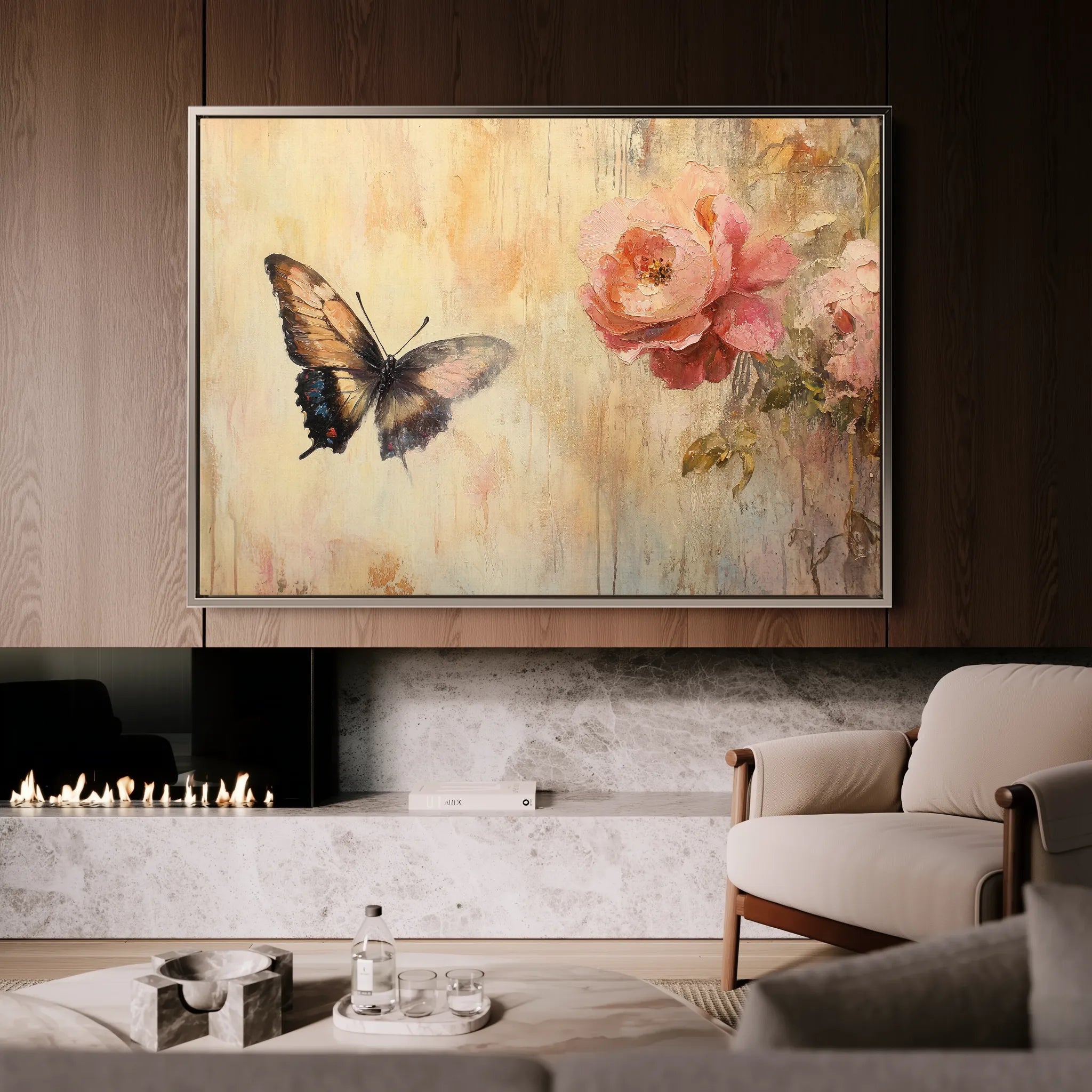 Animals 057 Canvas Art 60 x 40 cm / Black