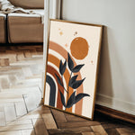 Boho 057 Canvas Art 60 x 40 cm / Black