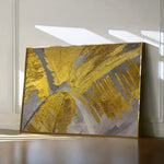 Floral 057 Canvas Art 60 x 40 cm / Black