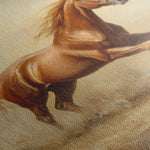 Horses 057 Canvas Art 60 x 40 cm / Black