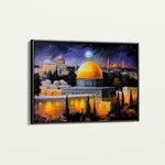 Palestine 057 Canvas Art 60 x 40 cm / Black