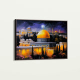 Palestine 057 Canvas Art 60 x 40 cm / Black