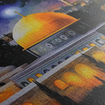 Palestine 057 Canvas Art 60 x 40 cm / Black