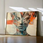 Portrait 057 Canvas Art 60 x 40 cm / Black