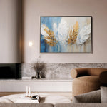 Abstract 058 Canvas Art 60 x 40 cm / Black