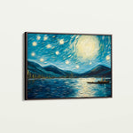 Landscape 058 Canvas Art 60 x 40 cm / Black