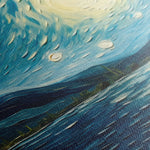 Landscape 058 Canvas Art 60 x 40 cm / Black