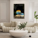 Palestine 058 Canvas Art 60 x 40 cm / Black