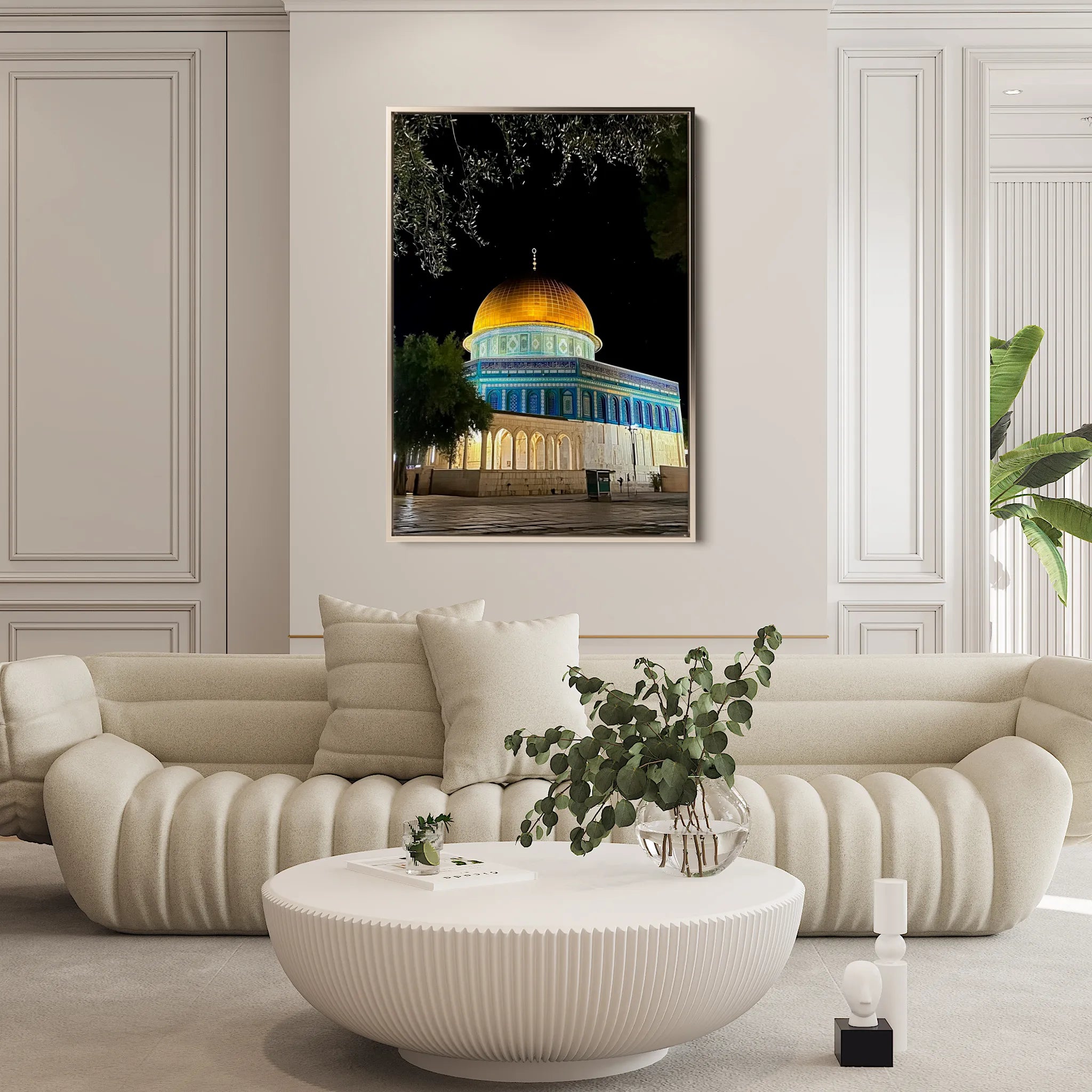 Palestine 058 Canvas Art 60 x 40 cm / Black