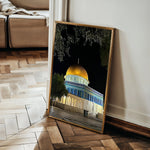 Palestine 058 Canvas Art 60 x 40 cm / Black