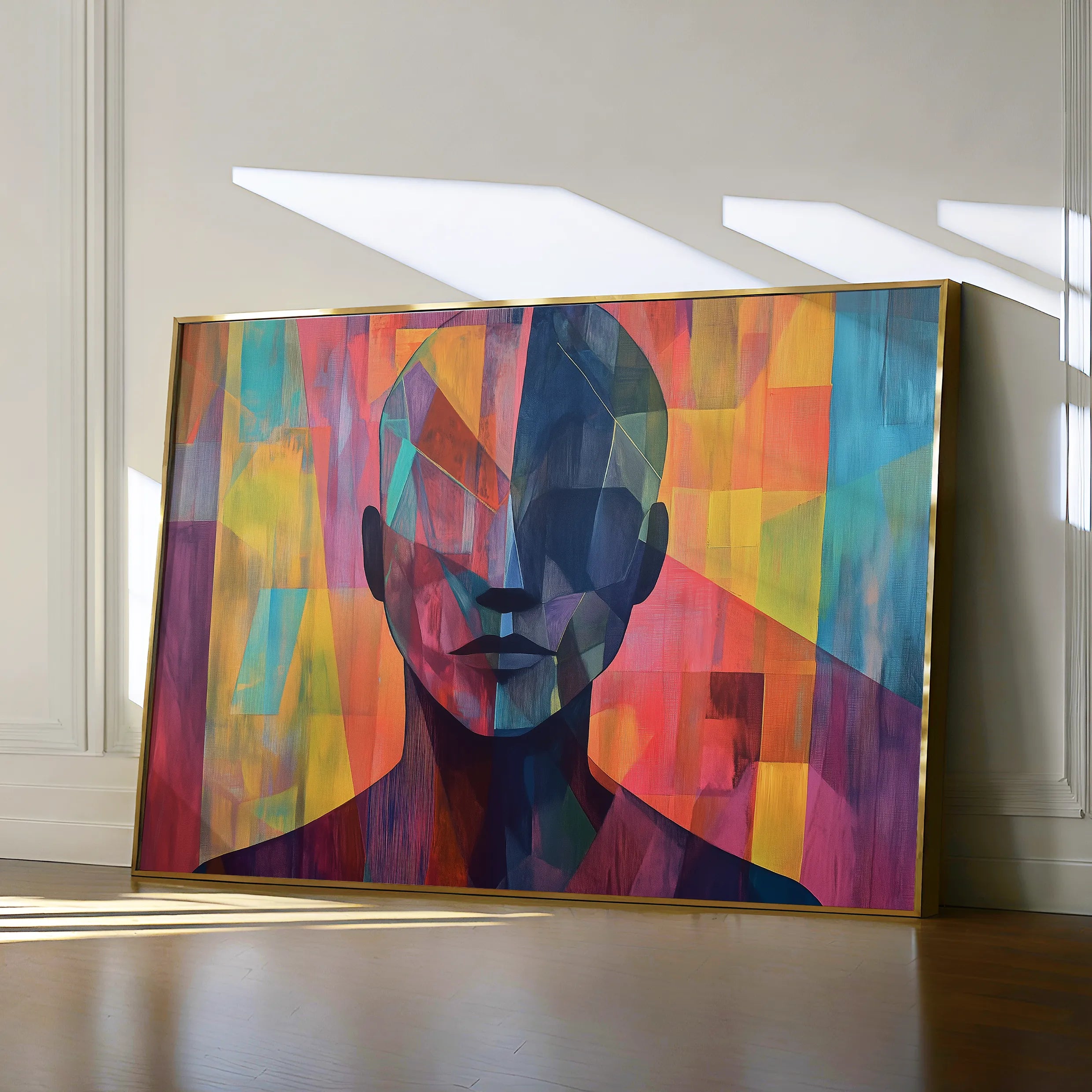 Portrait 058 Canvas Art 60 x 40 cm / Black