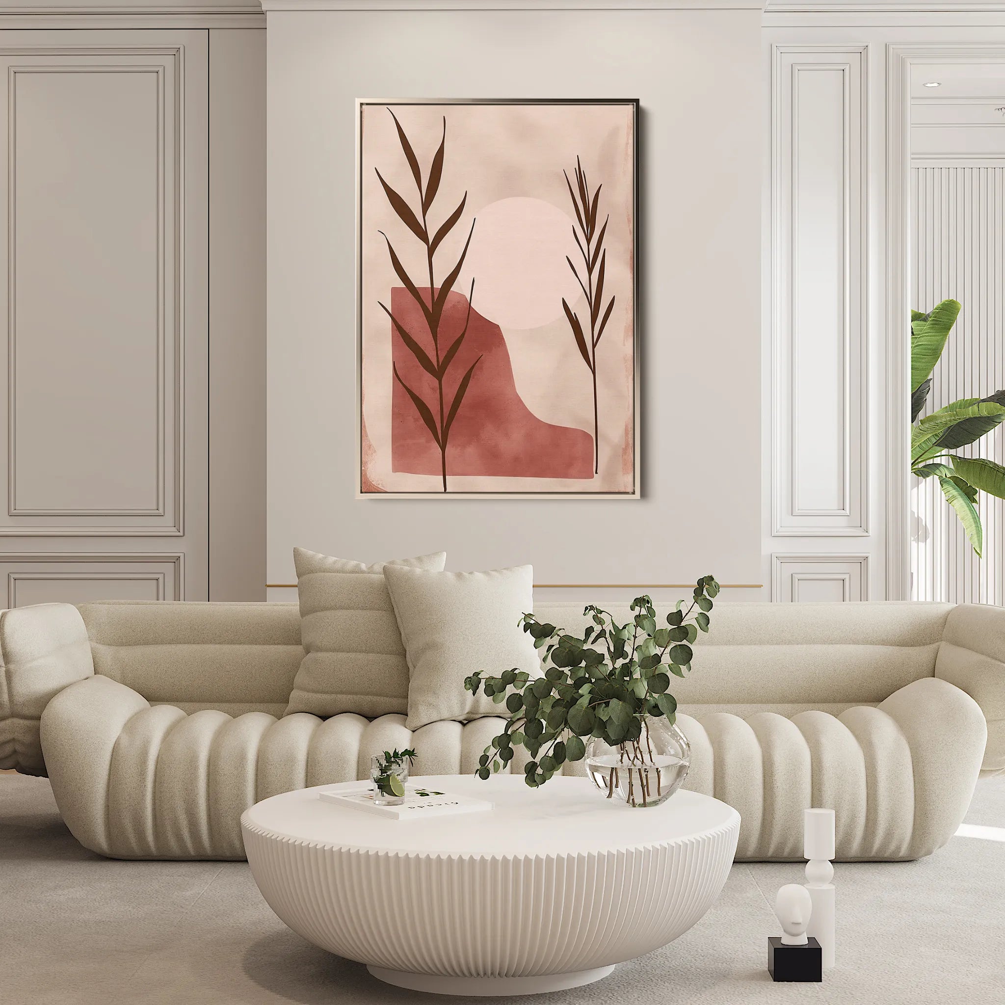 Boho 059 Canvas Art 60 x 40 cm / Black
