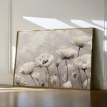 Floral 059 Canvas Art 60 x 40 cm / Black