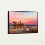 Orientalist 059 Canvas Art 60 x 40 cm / Black