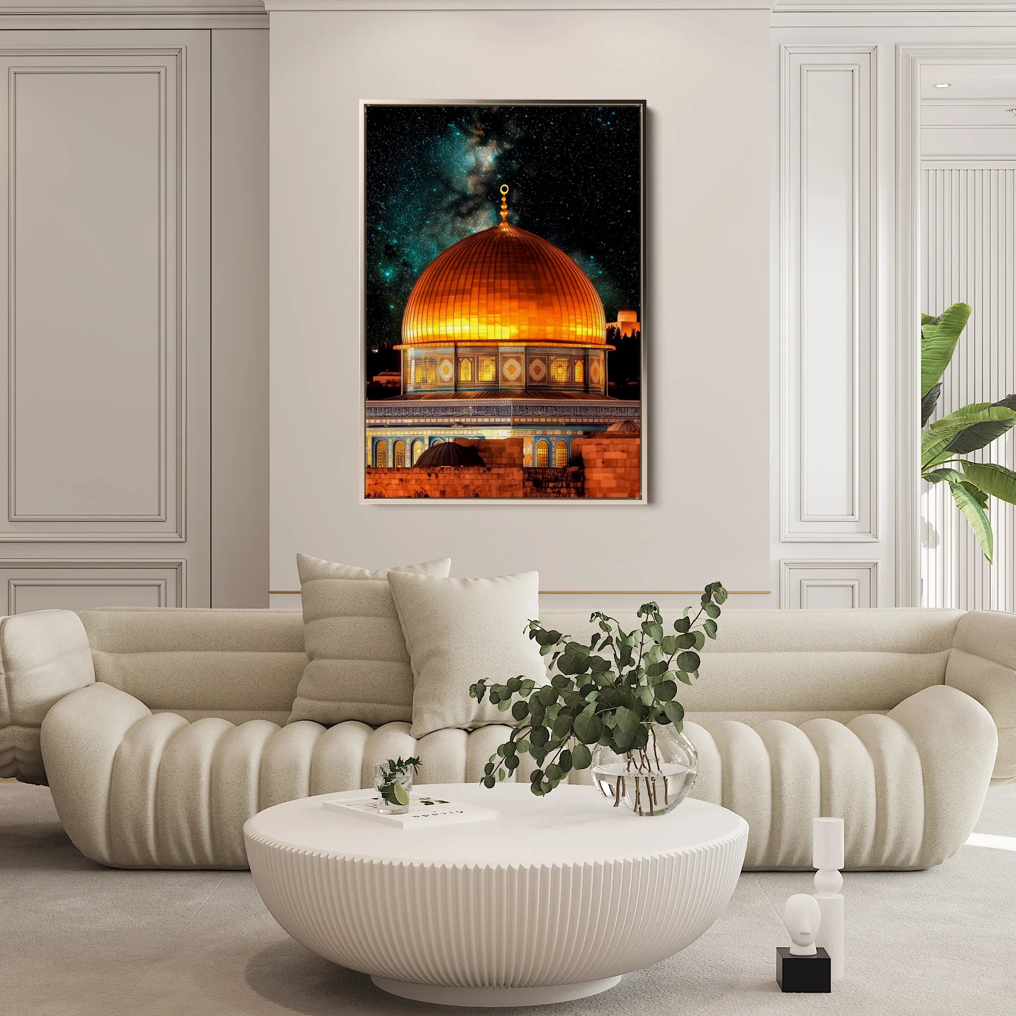 Palestine 059 Canvas Art 60 x 40 cm / Black