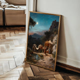 Orientalist 060 Canvas Art 60 x 40 cm / Black