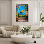 Palestine 060 Canvas Art 60 x 40 cm / Black