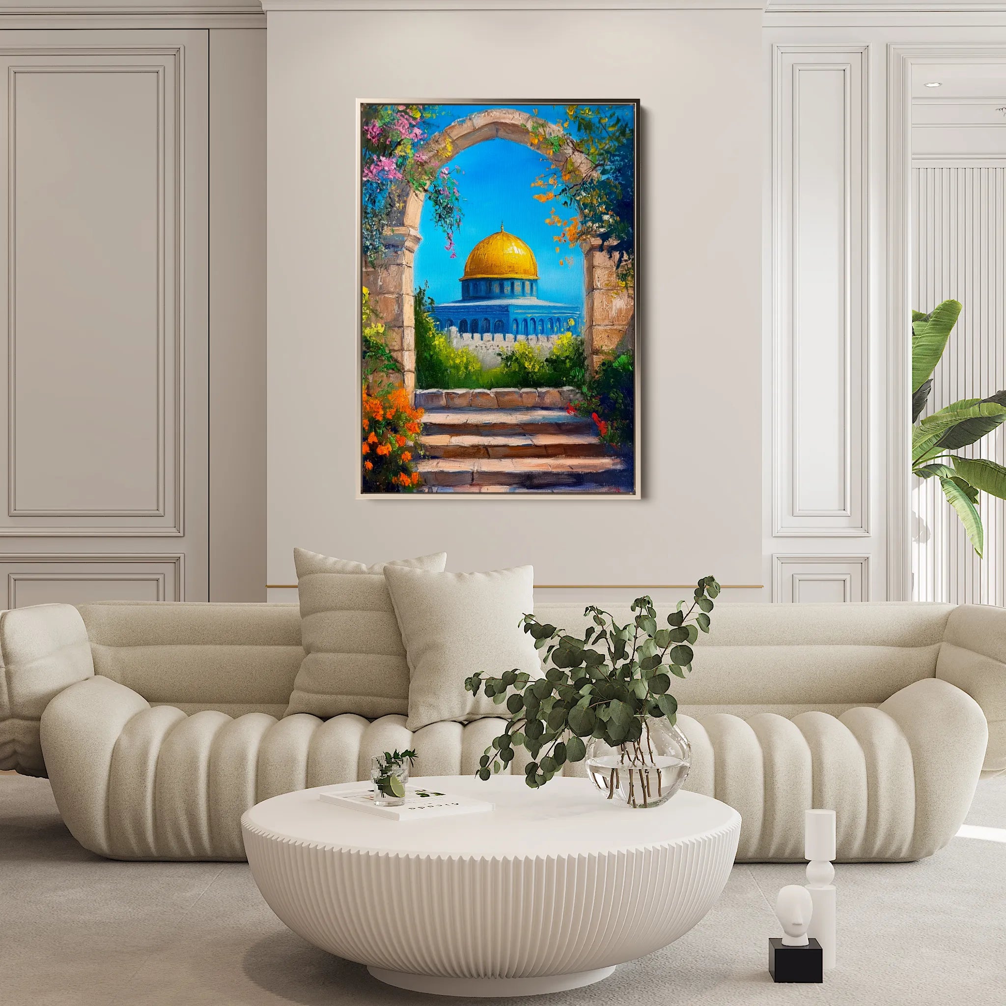 Palestine 060 Canvas Art 60 x 40 cm / Black
