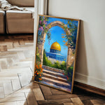 Palestine 060 Canvas Art 60 x 40 cm / Black