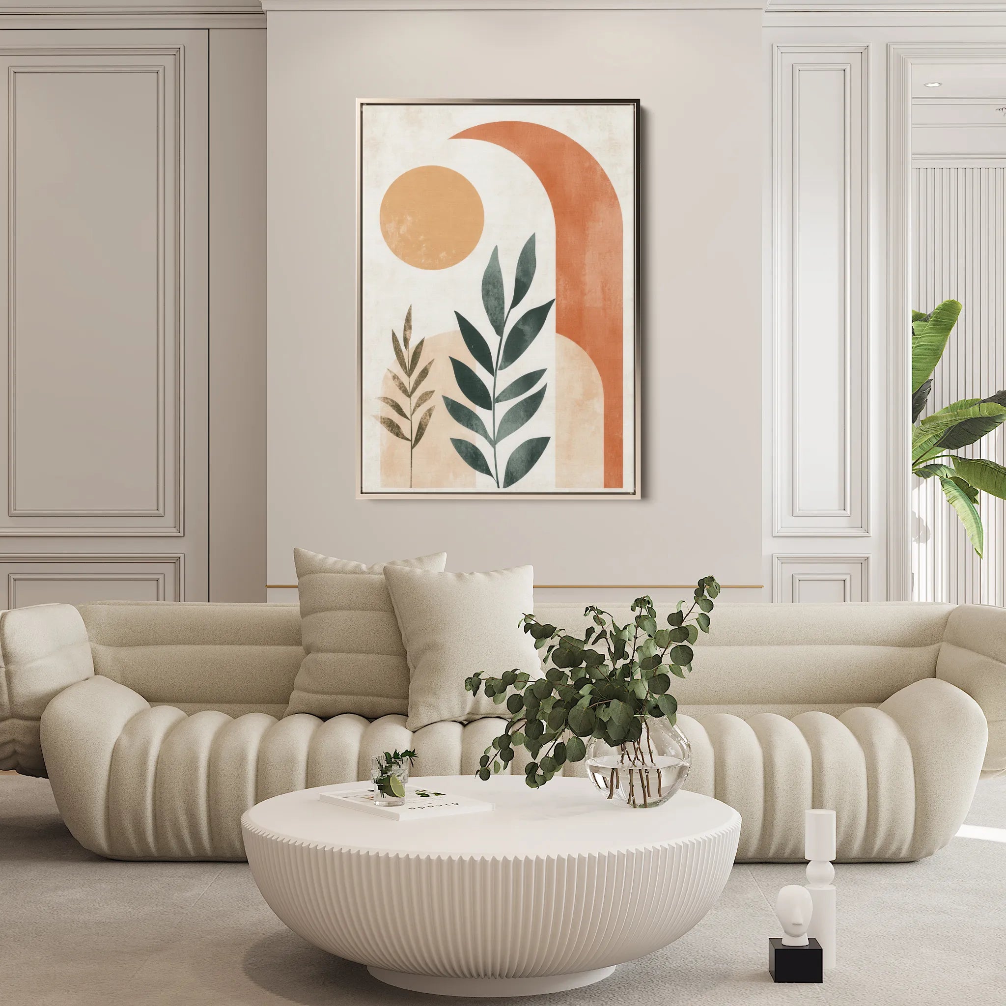 Boho 061 Canvas Art 60 x 40 cm / Black
