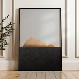 Landscape 061 Canvas Art 60 x 40 cm / Black