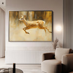 Animals 062 Canvas Art 60 x 40 cm / Black