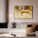 Animals 062 Canvas Art 60 x 40 cm / Black