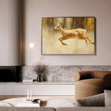 Animals 062 Canvas Art 60 x 40 cm / Black