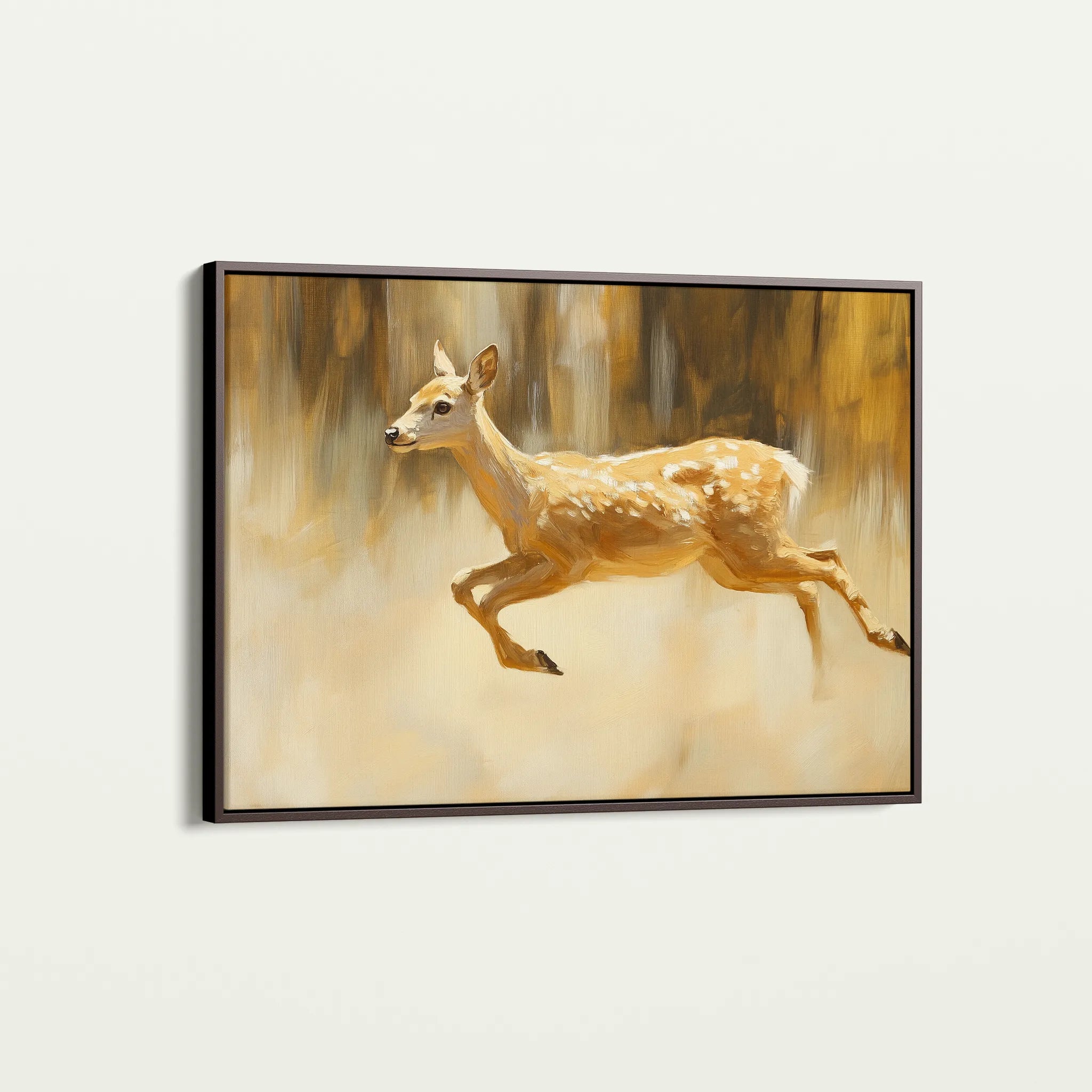 Animals 062 Canvas Art 60 x 40 cm / Black