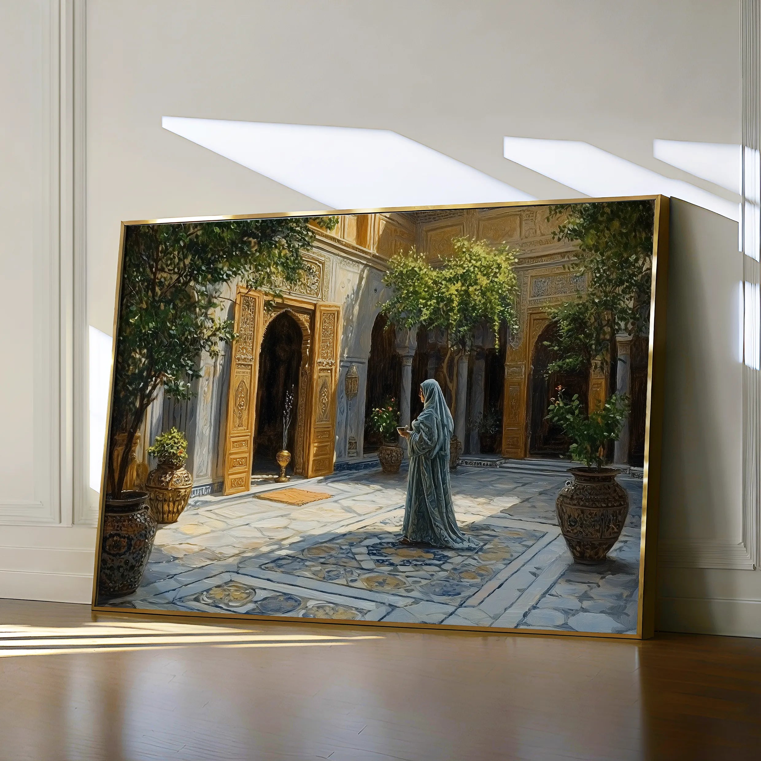 Orientalist 062 Canvas Art 60 x 40 cm / Black