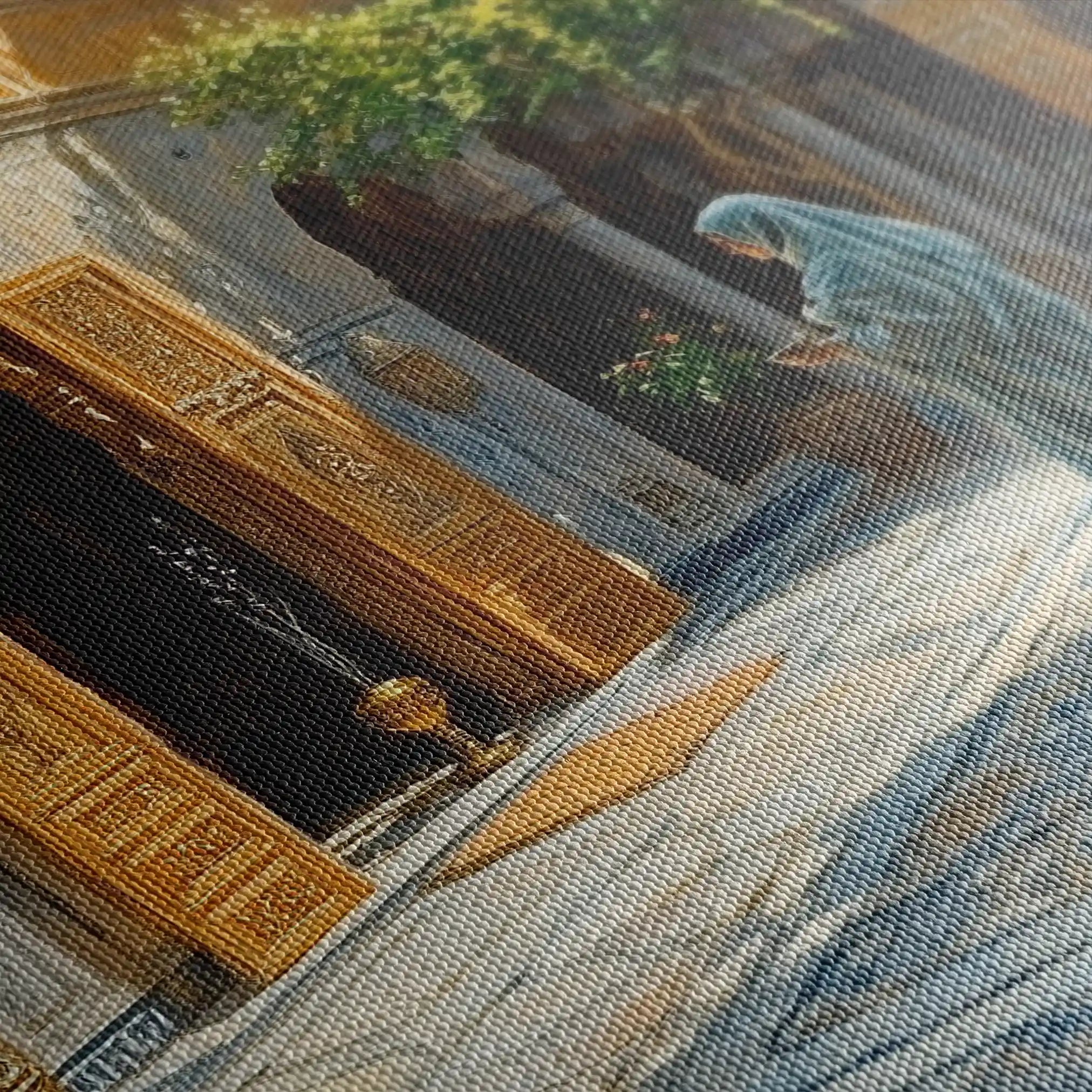 Orientalist 062 Canvas Art 60 x 40 cm / Black