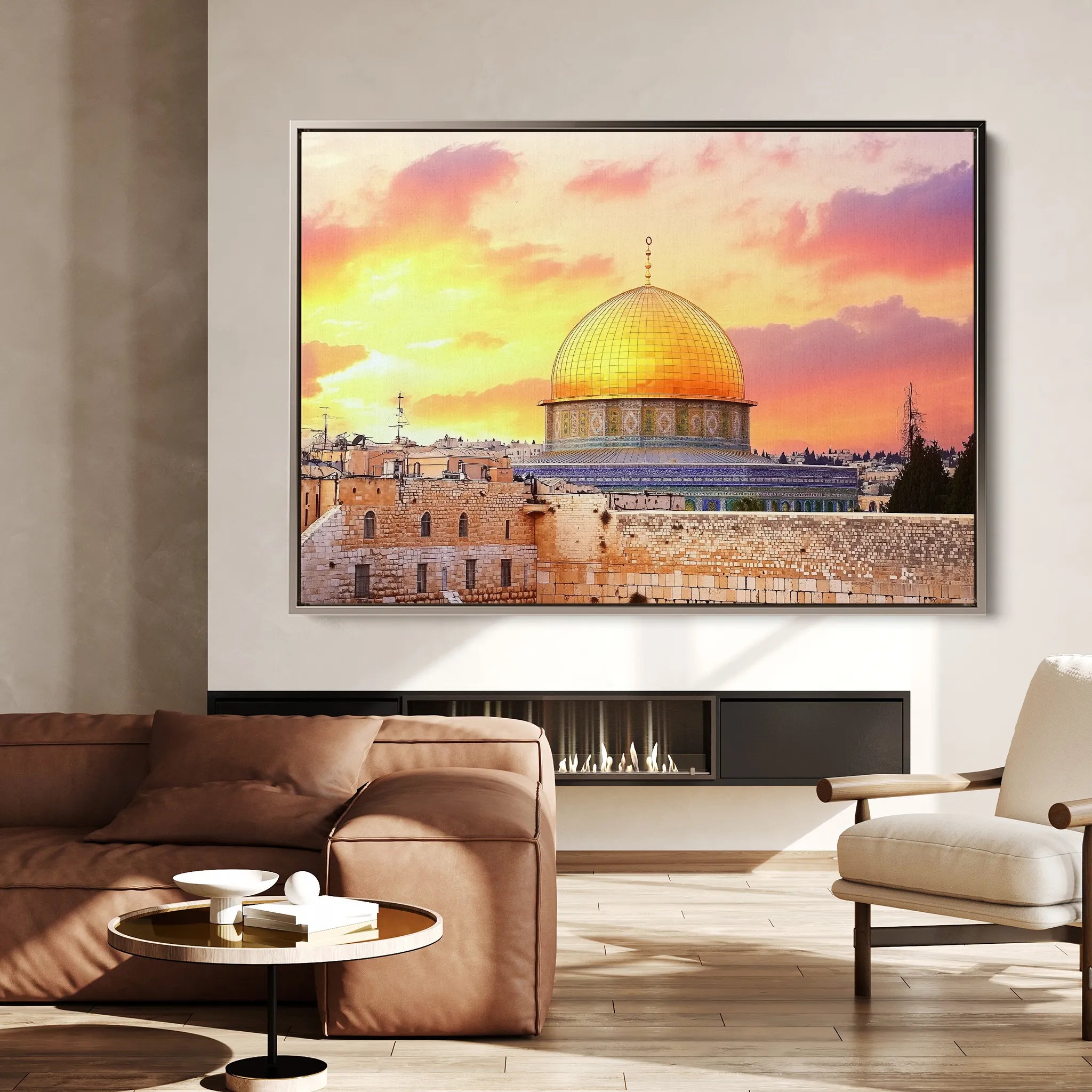 Palestine 062 Canvas Art 60 x 40 cm / Black