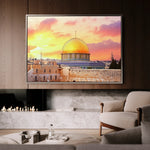 Palestine 062 Canvas Art 60 x 40 cm / Black