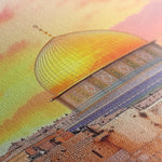 Palestine 062 Canvas Art 60 x 40 cm / Black