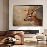 Animals 063 Canvas Art 60 x 40 cm / Black