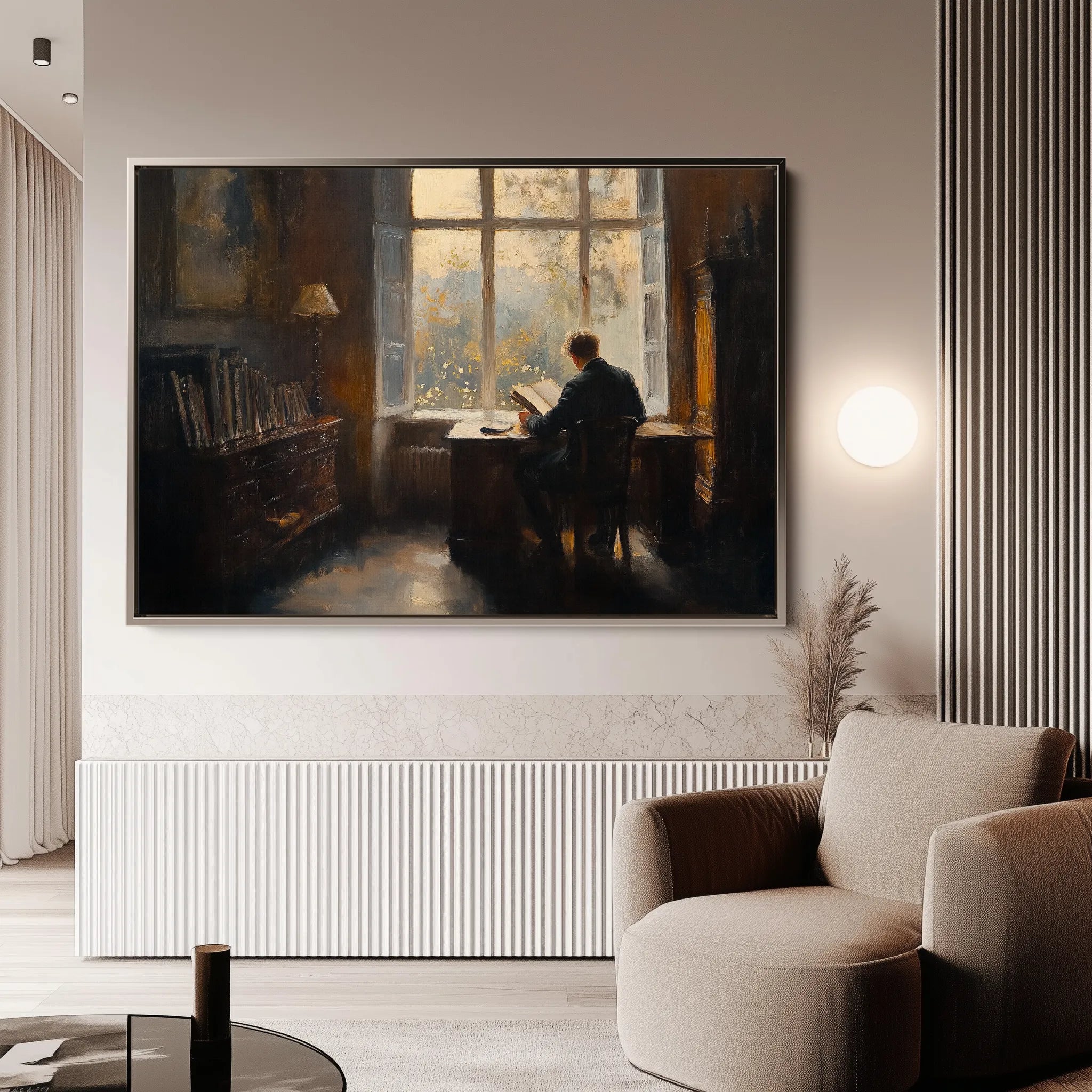 Classic 063 Canvas Art 60 x 40 cm / Black
