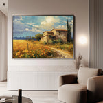 Landscape 063 Canvas Art 60 x 40 cm / Black