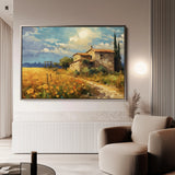 Landscape 063 Canvas Art 60 x 40 cm / Black