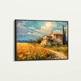 Landscape 063 Canvas Art 60 x 40 cm / Black