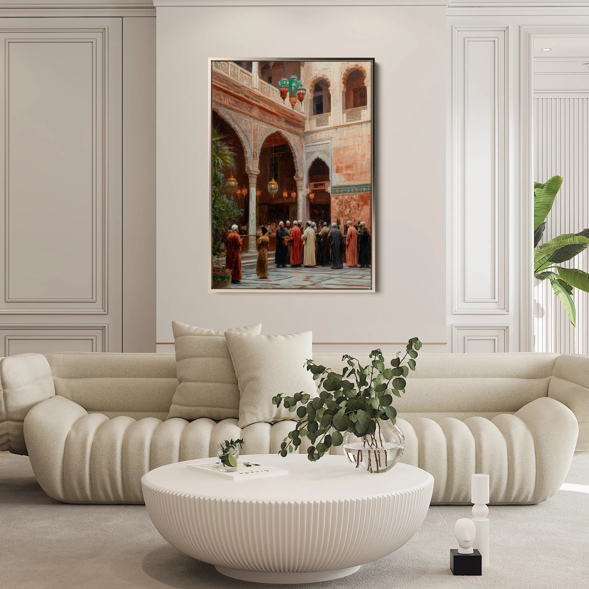 Orientalist 063 Canvas Art 60 x 40 cm / Black