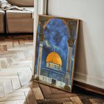 Palestine 063 Canvas Art 60 x 40 cm / Black
