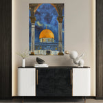 Palestine 063 Canvas Art 60 x 40 cm / Black