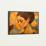 Portrait 063 Canvas Art 60 x 40 cm / Black
