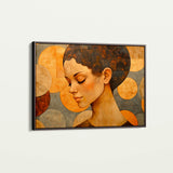 Portrait 063 Canvas Art 60 x 40 cm / Black
