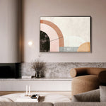 Boho 064 Canvas Art 60 x 40 cm / Black