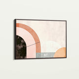 Boho 064 Canvas Art 60 x 40 cm / Black
