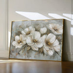 Floral 064 Canvas Art 60 x 40 cm / Black