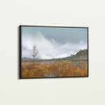 Landscape 064 Canvas Art 60 x 40 cm / Black
