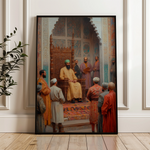 Orientalist 064 Canvas Art 60 x 40 cm / Black