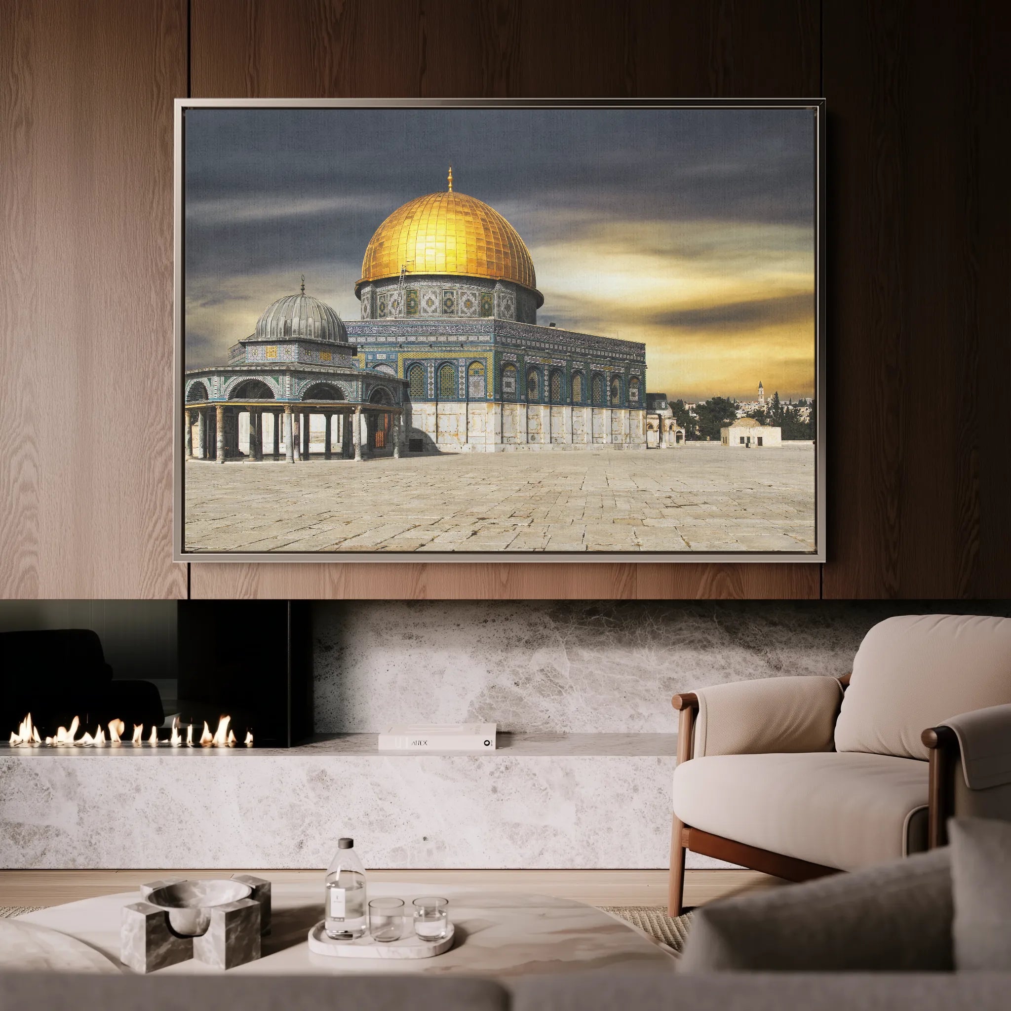 Palestine 064 Canvas Art 60 x 40 cm / Black
